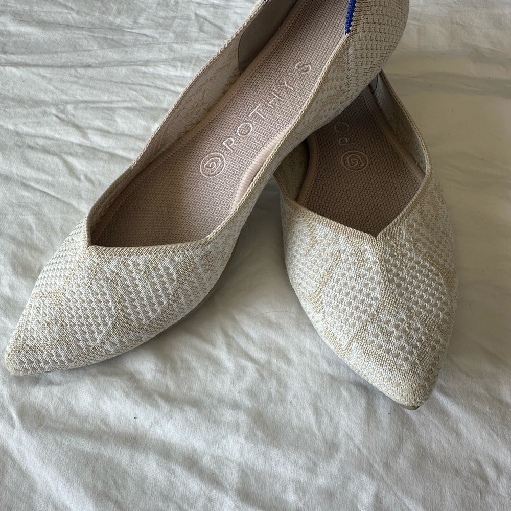 Rothy's Cream Flats